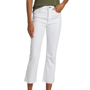 Rag & Bone White Flared Jeans